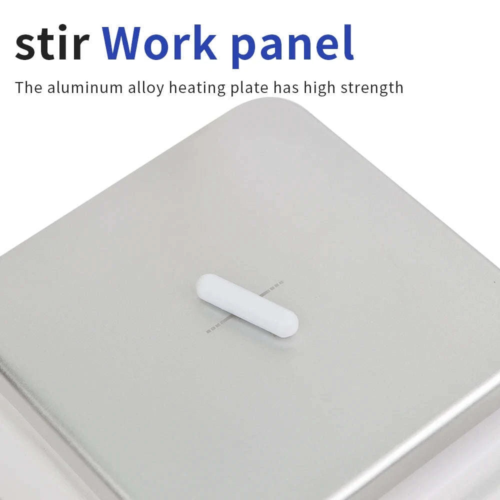 Digital Magnetic Stirrer with Heating Plate and 1600rpm Speed-EU Plug / CHINA