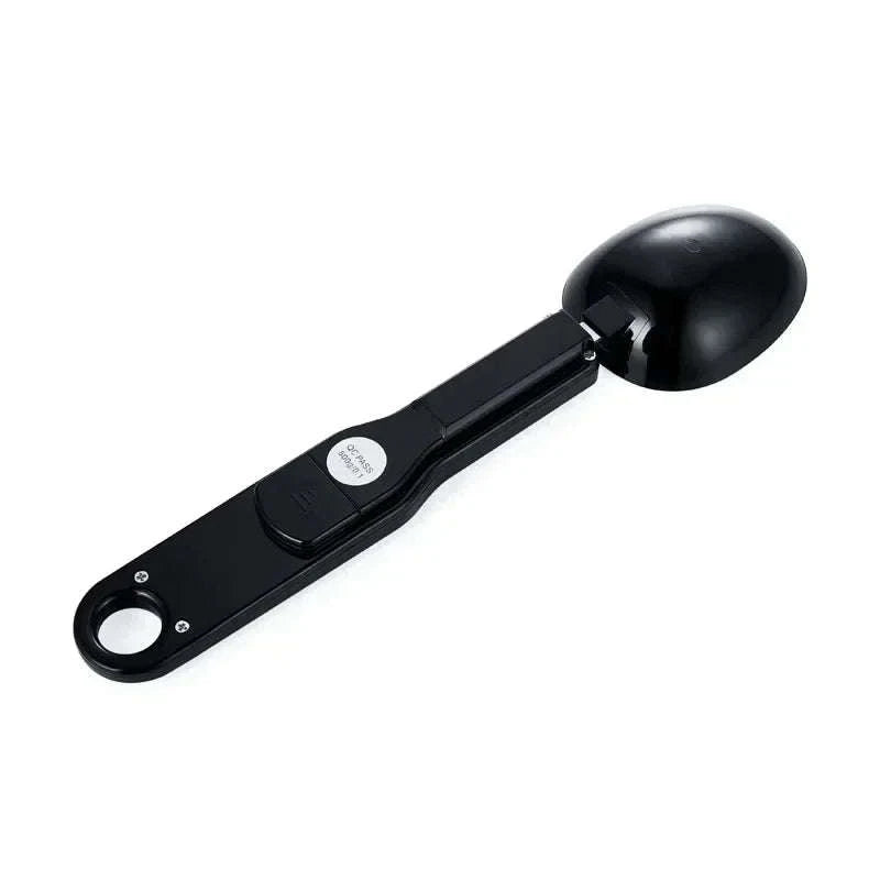 Digital Measuring Spoon Scale for Precise Kitchen Measuring-Black 1Pcs