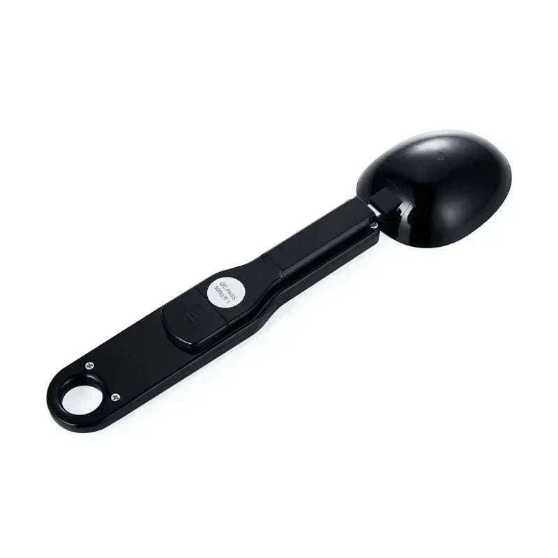 Digital Measuring Spoon Scale for Precise Kitchen Measuring-Black 1Pcs