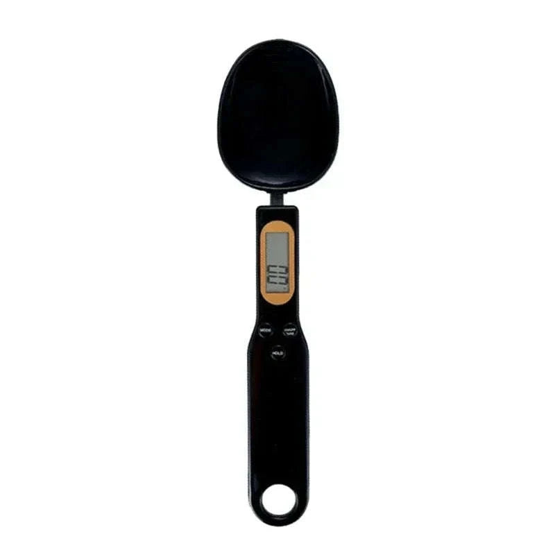 Digital Measuring Spoon Scale for Precise Kitchen Measuring-Black 1Pcs