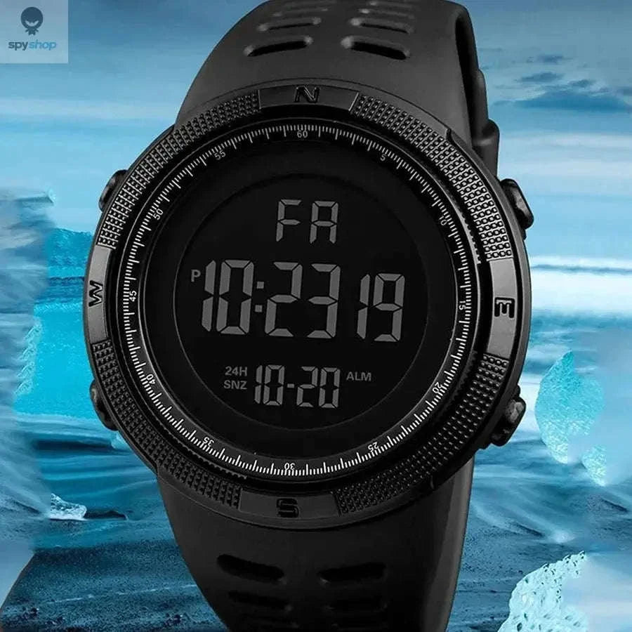 Digital Military Sports Watch for Active Men, Teens & Kids-Red