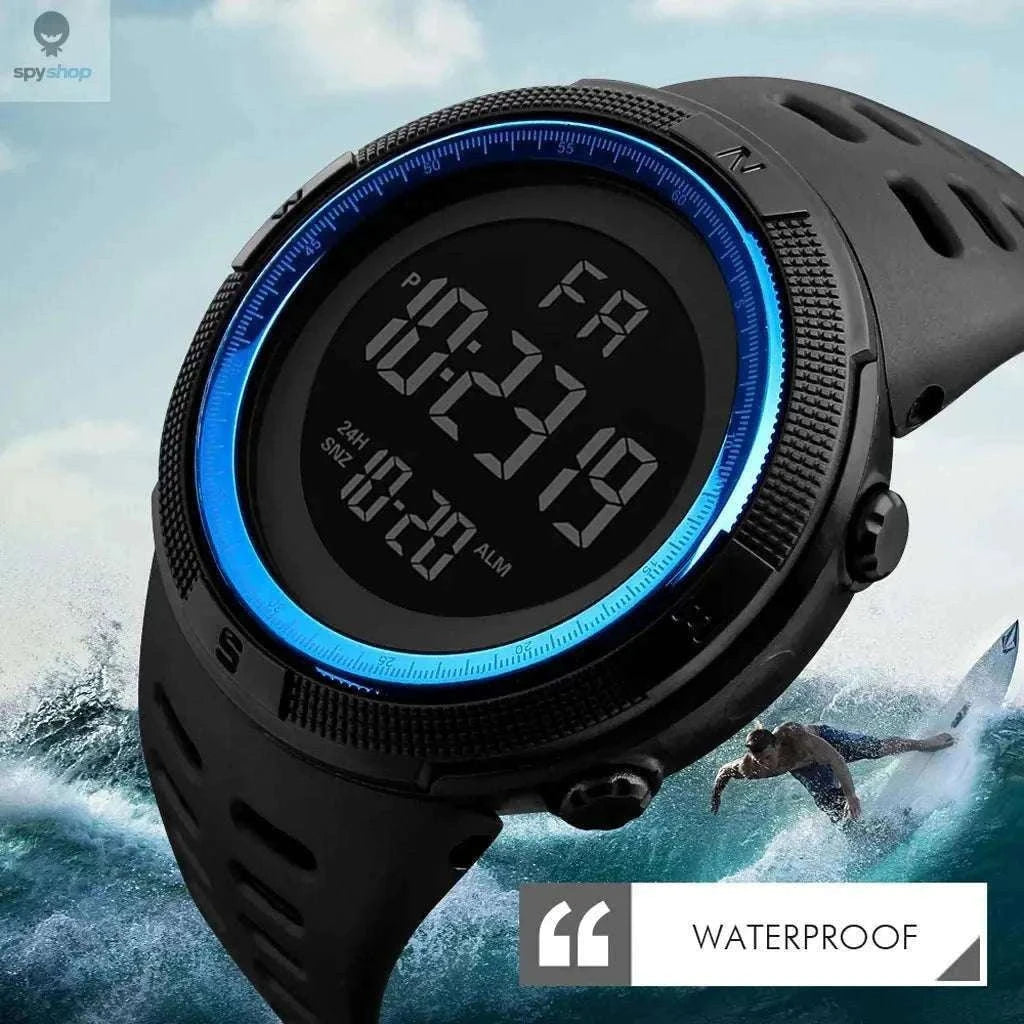 Digital Military Sports Watch for Men, Teens and Kids-Red