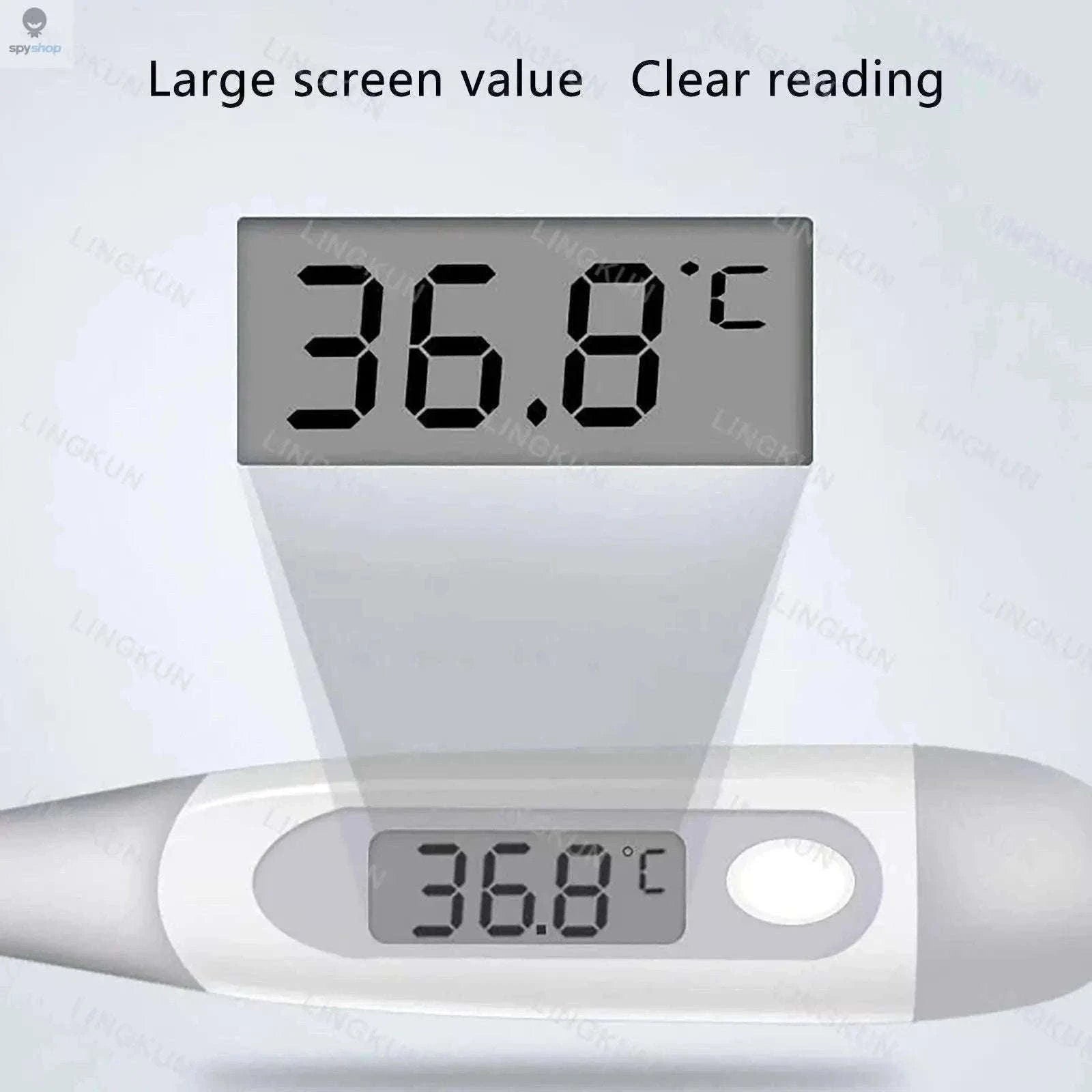 Digital Oral Thermometer with Fast Readings and Flexible Tip-Type 1