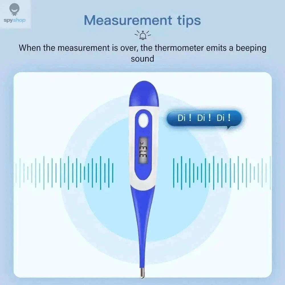 Digital Oral Thermometer with Fast Readings and Flexible Tip-Type 1