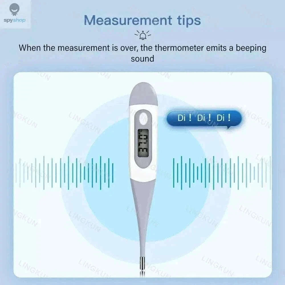 Digital Oral Thermometer with Fast Readings and Flexible Tip-Type 1