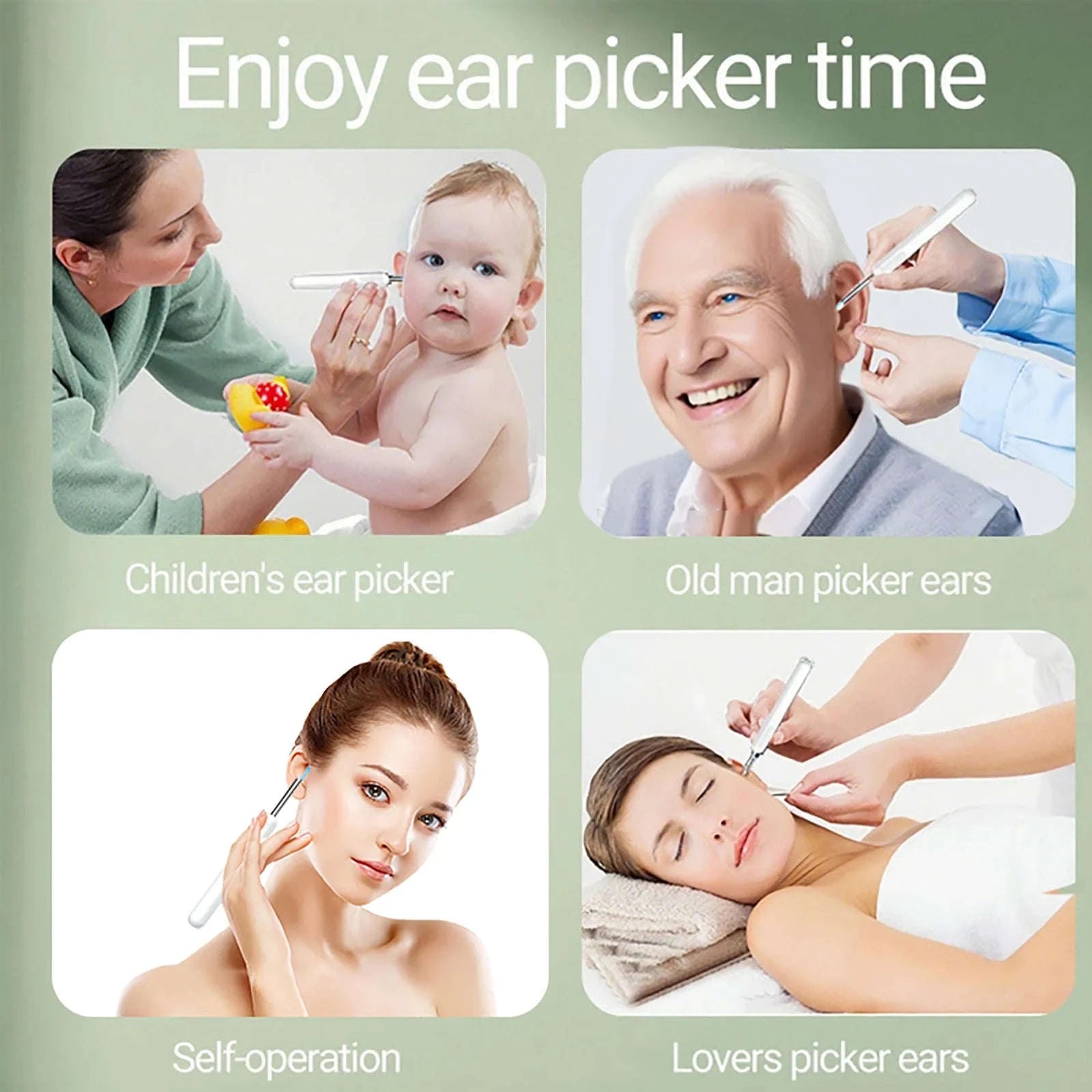 Digital Otoscope with 4.3" HD Screen Ear Wax Removal Camera Tool-P60 4.3 INCH / United States