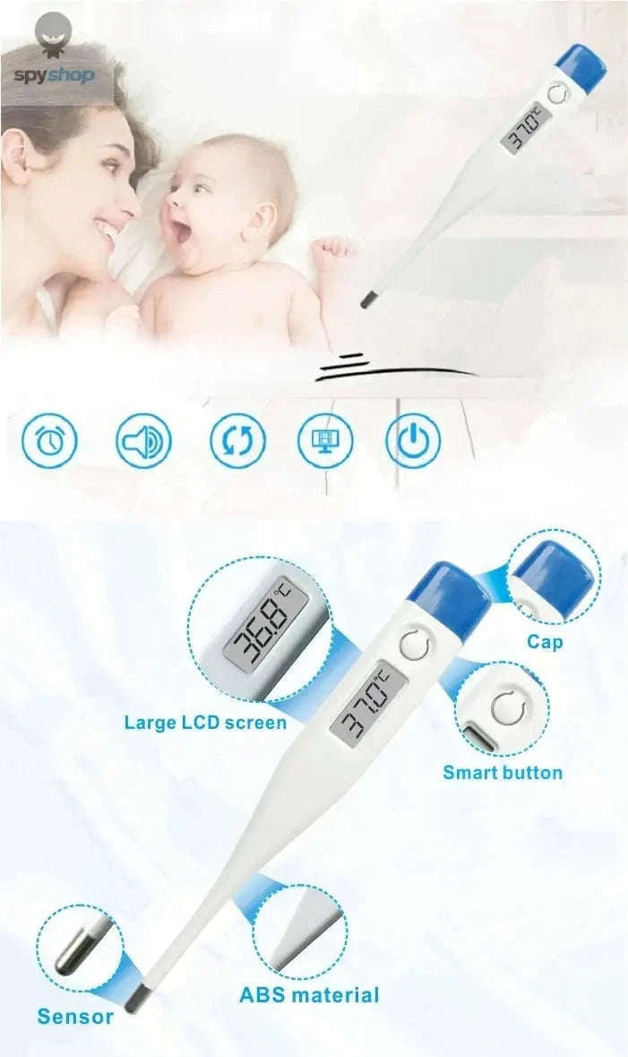 Digital Thermometer for Fast, Accurate Temperature Checks-Dark Blue