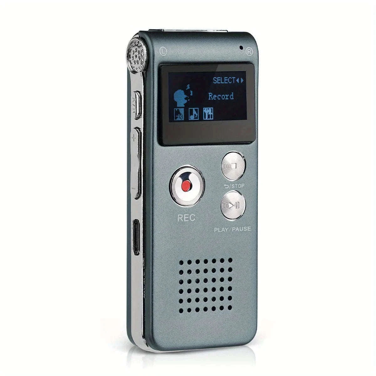 Digital Voice Recorder with Voice Activation and MP3 Playback-PURPLE / 8 GB