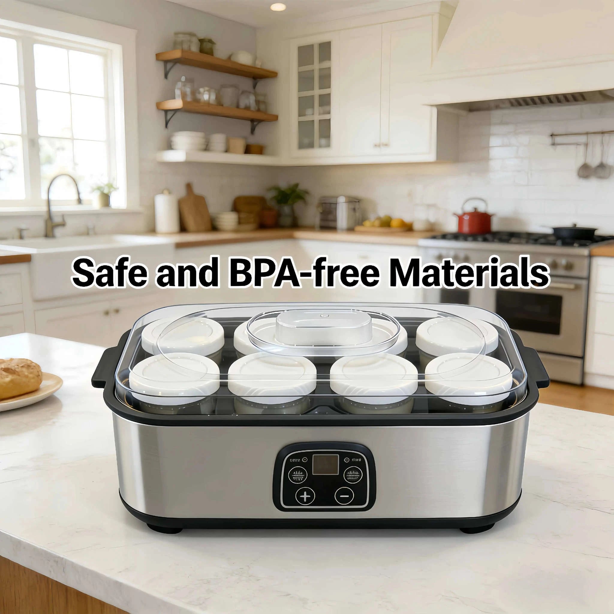 Digital Yogurt Fermenter with 5 Bonus Kitchen Gadgets-United States