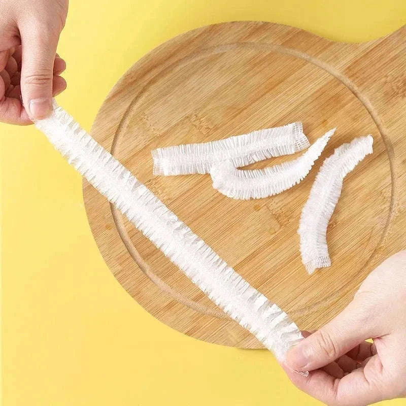 Disposable Stretch-to-Fit Food Covers for Quick, Clean Storage-500pcs