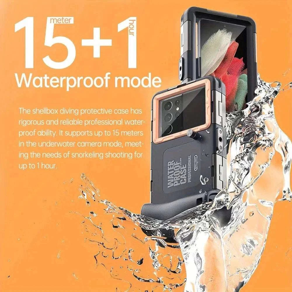 Diving Waterproof Case for Phones up to 6.9-inch-