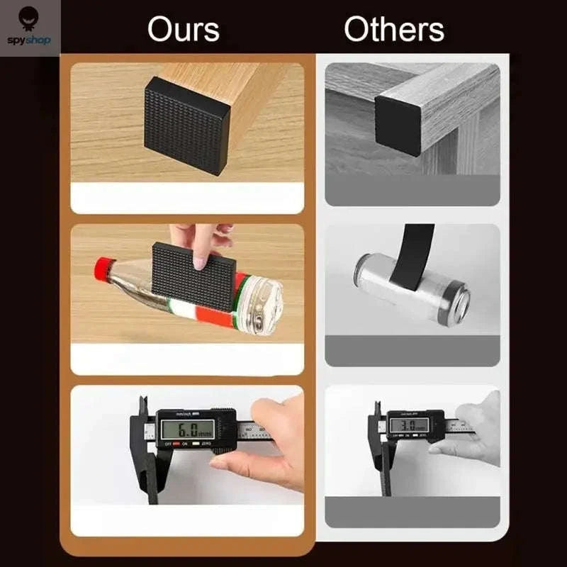 DIY Anti-Slip Furniture Pads – Floor Protection, Noise Control, Easy Custom Fit-Width 6cm / 6mm / 2 Meters