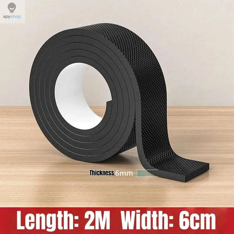 DIY Anti-Slip Furniture Pads – Floor Protection, Noise Control, Easy Custom Fit-Width 6cm / 6mm / 2 Meters