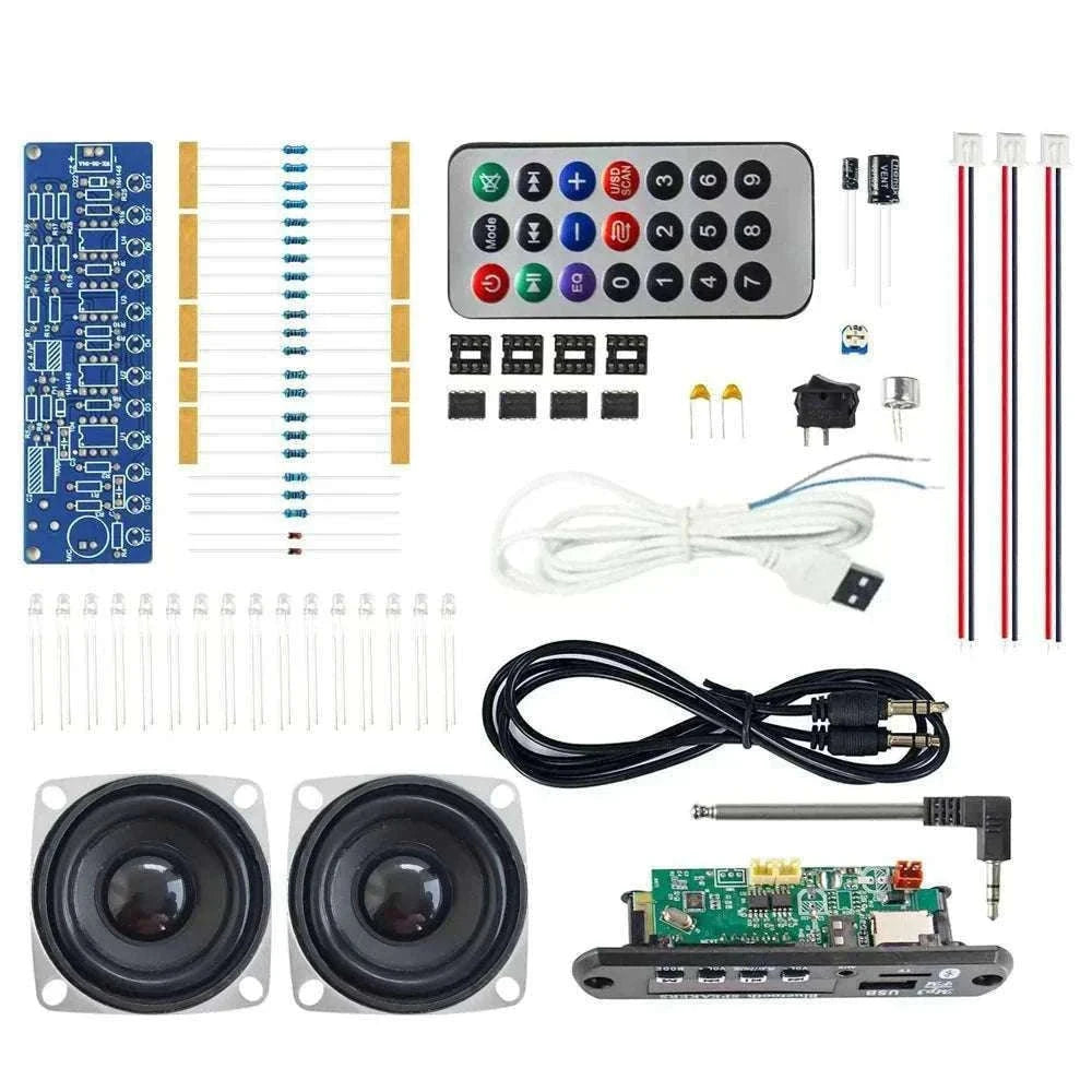DIY Bluetooth Speaker Kit with FM Radio and Soldering Assembly-Default Title