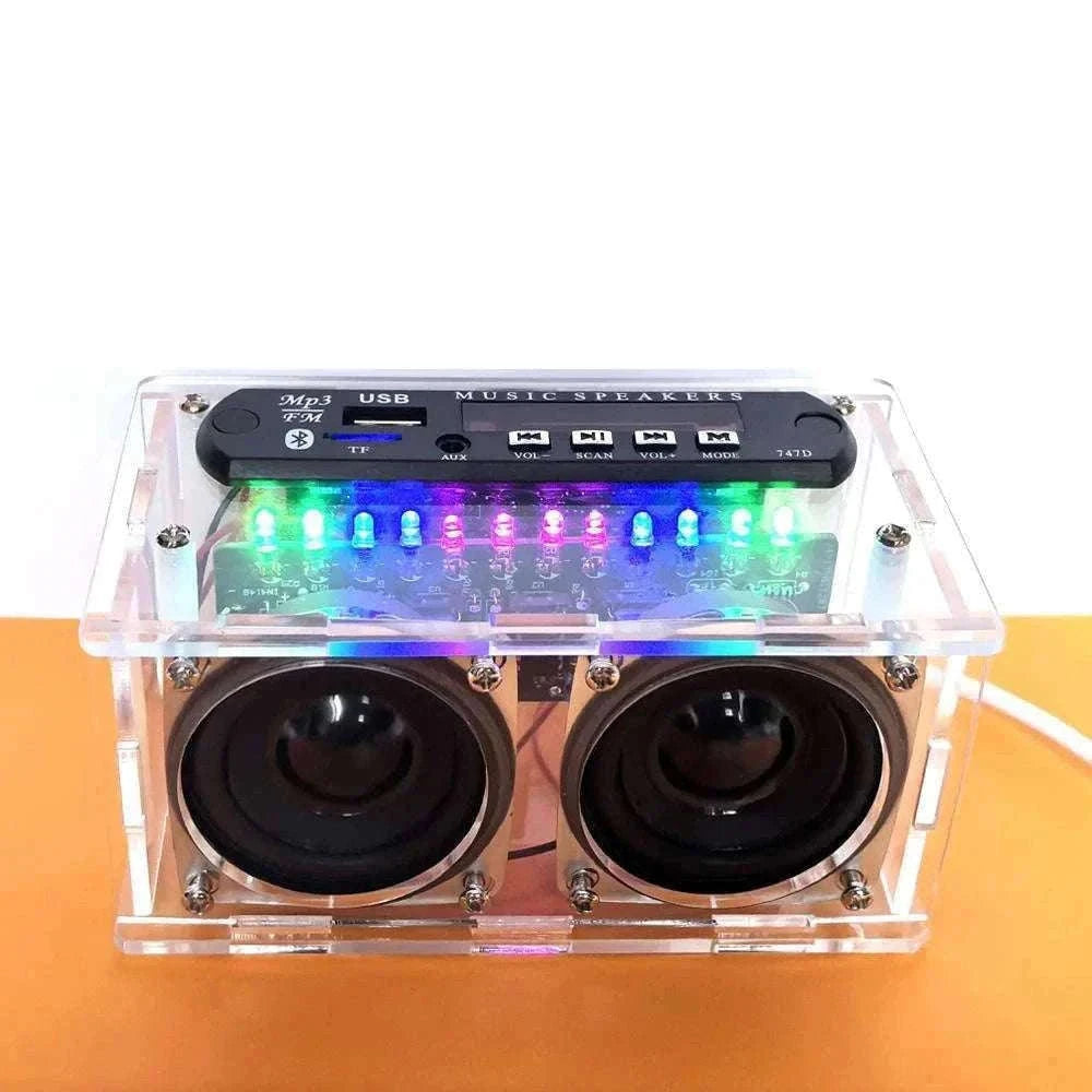 DIY Bluetooth Speaker Kit with FM Radio and Soldering Assembly-Default Title