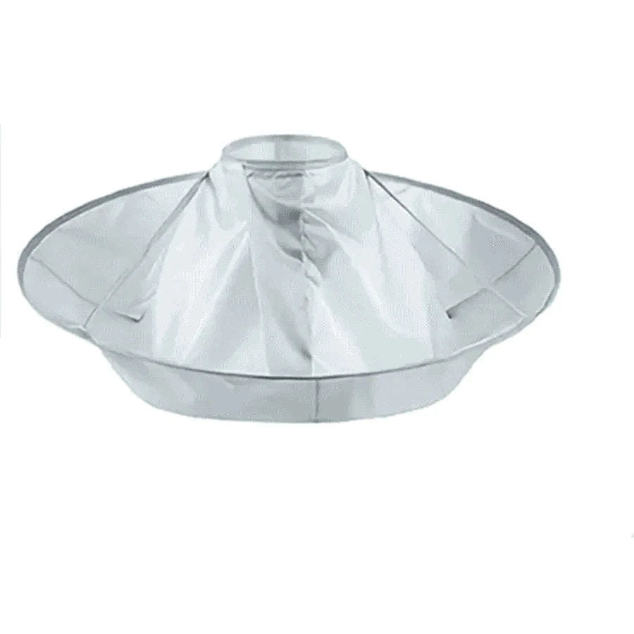 DIY Hair Cutting Cloak Umbrella Design Cover, Foldable Waterproof, 60cm-Silver