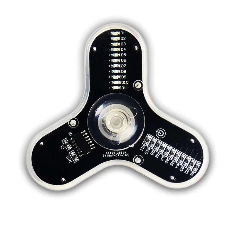 DIY LED Fingertip Gyro Kit for Hands-On Electronics Fun-Default Title