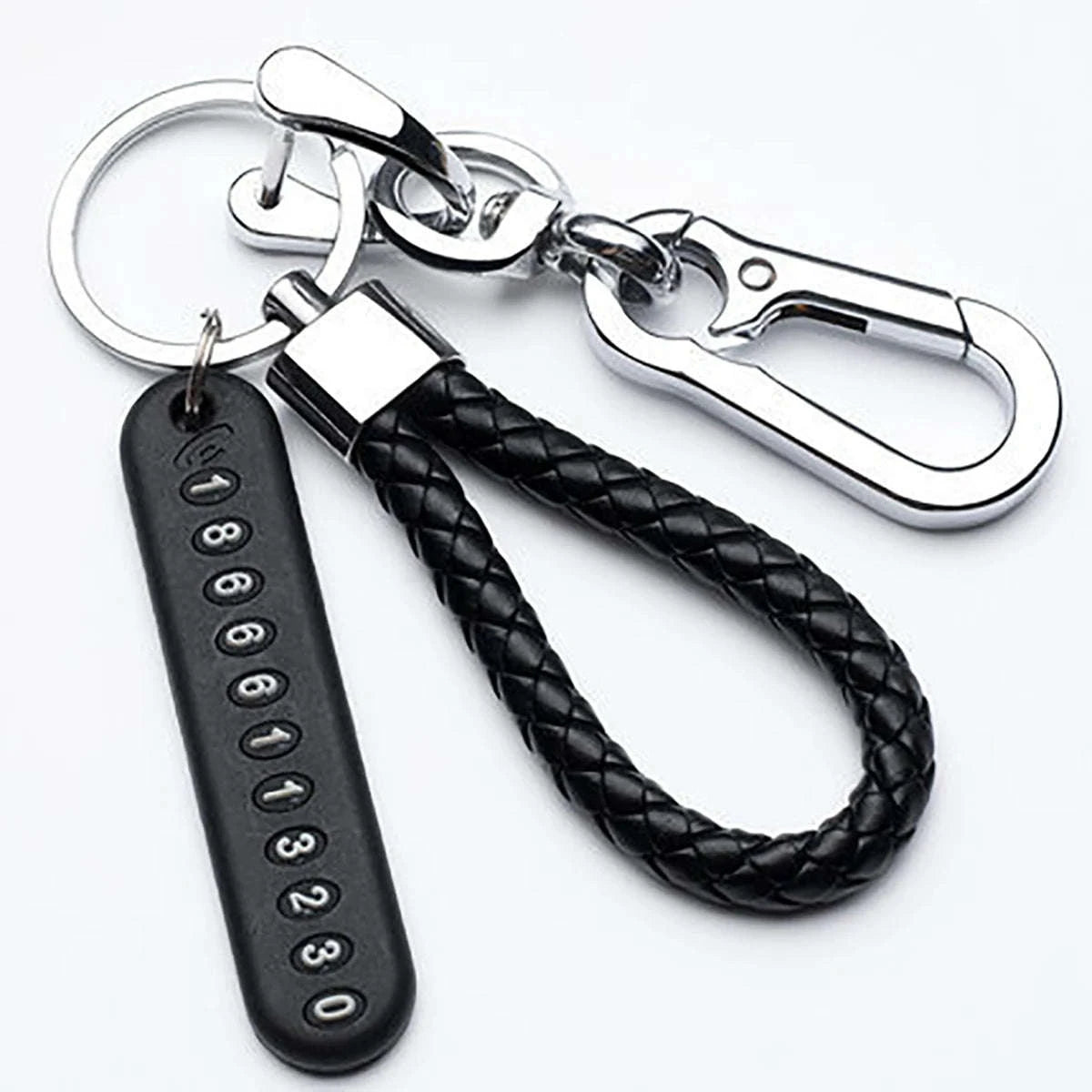 DIY Phone Number Plate Keychain-Style 1
