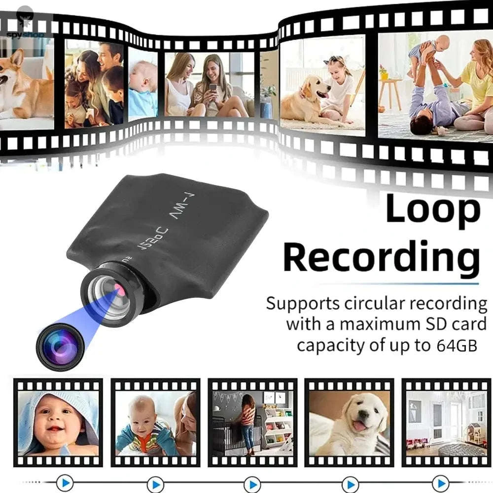 DIY WiFi Mini Camera Module – 1080P Hidden Security with Motion Alerts-Only Camera