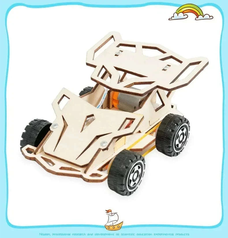 DIY Wooden Remote Control Car STEM Kit-1 Set