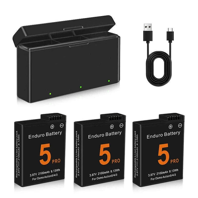 DJI Osmo Action 5 Battery and Fast Charger Set-1 Charger / China Mainland