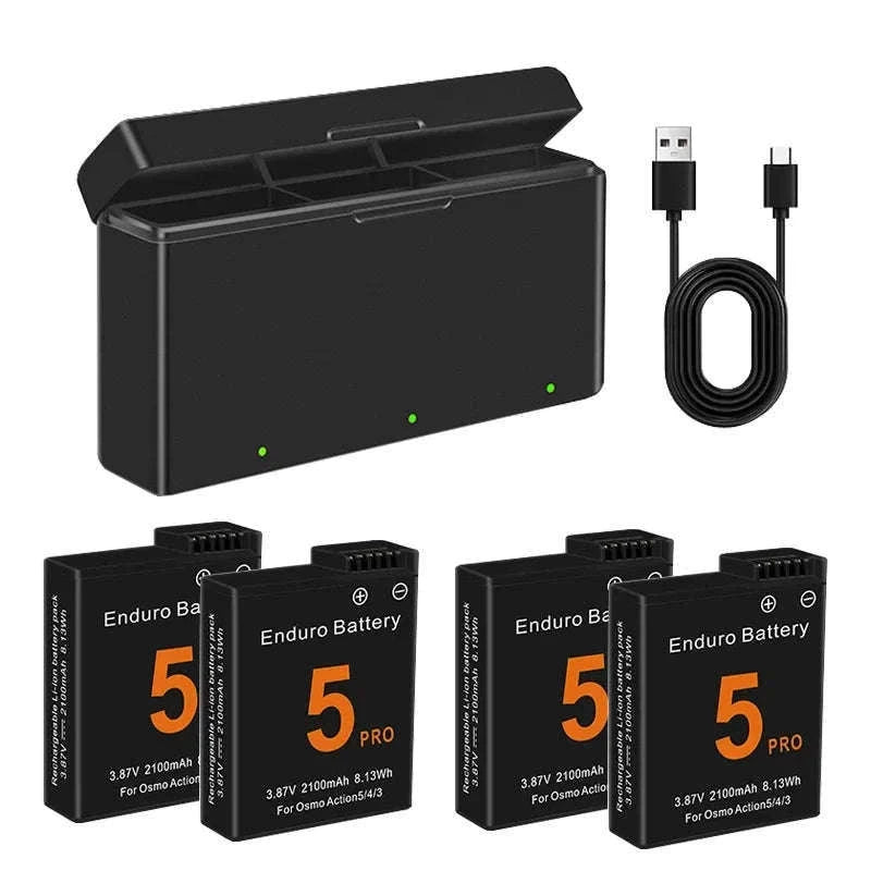 DJI Osmo Action 5 Battery and Fast Charger Set-1 Charger / China Mainland