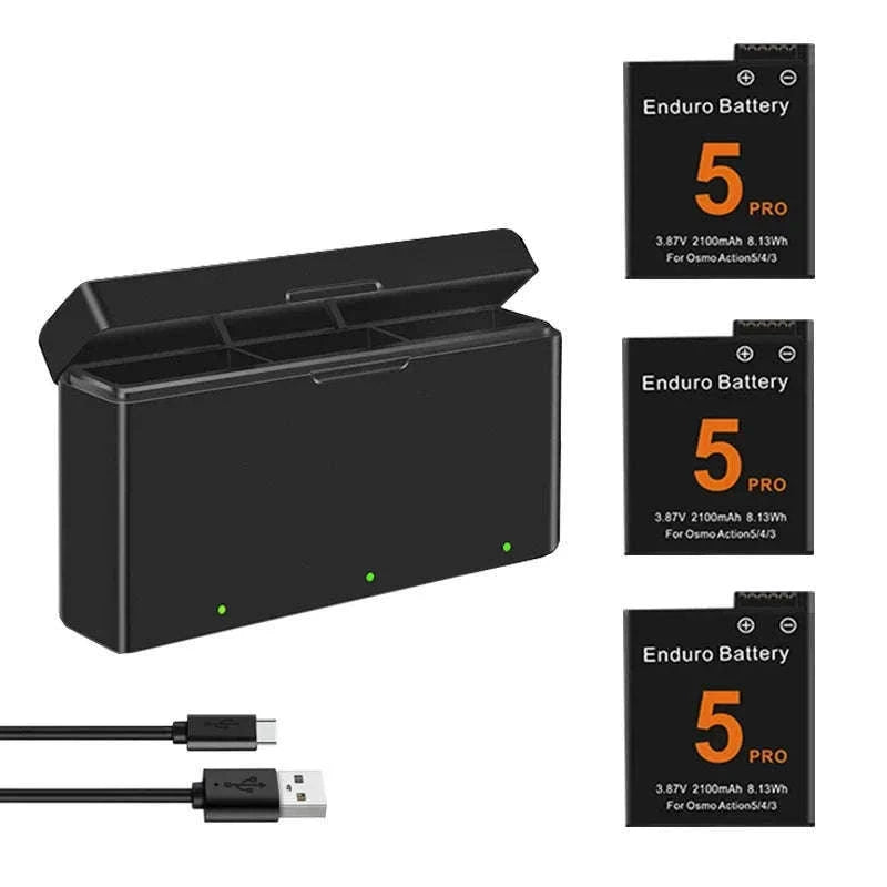 DJI Osmo Action 5 Battery and Fast Charger Set-1 Charger / China Mainland