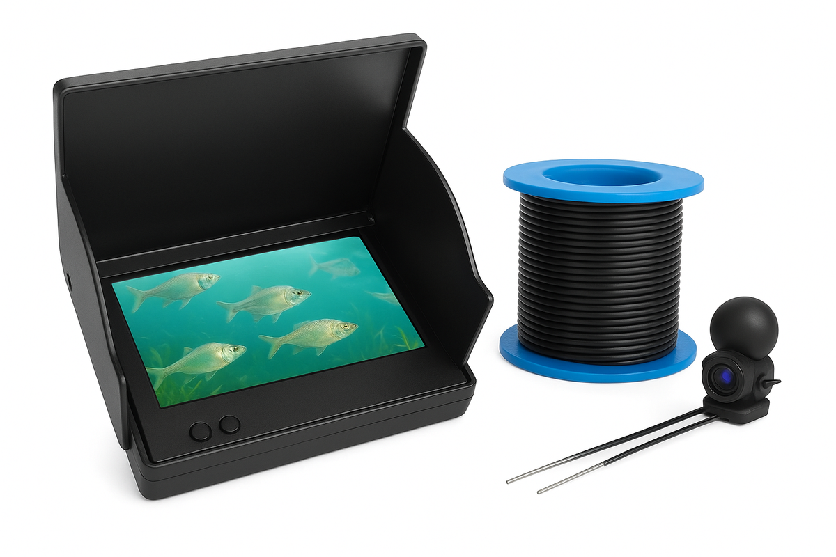 220° Underwater Fishing Camera with 4.3 Inch LCD and Night Vision
