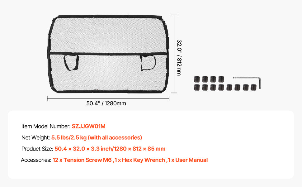 Dog Car Barrier for Front Seats with Mesh Net Universal Fit