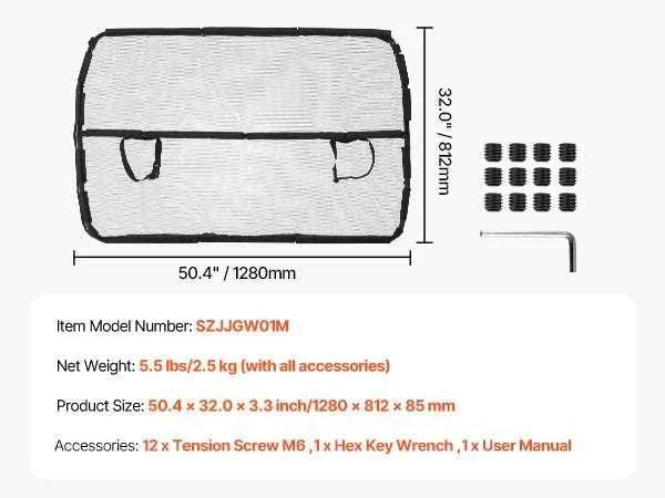 Dog Car Barrier for Front Seats with Mesh Net Universal Fit-56 x 32inch / GERMANY