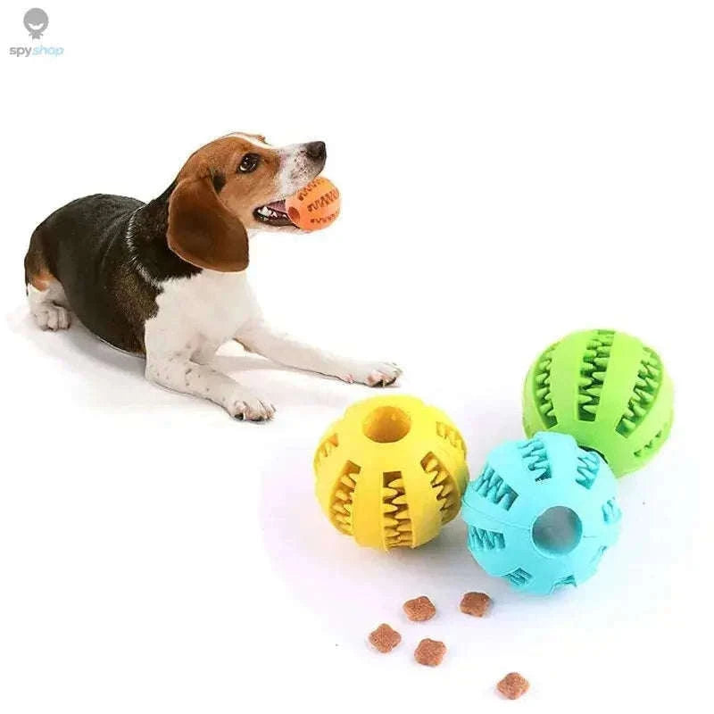 Dog Chew Toy Ball for Biting, Fetch, and Treat Play-green / 1.96 inch