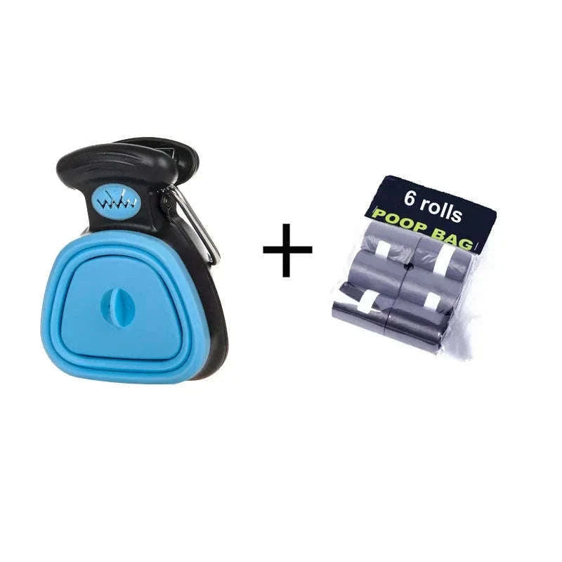 Dog Travel Pooper Scooper with Bags for Cleaner Walks-B / L