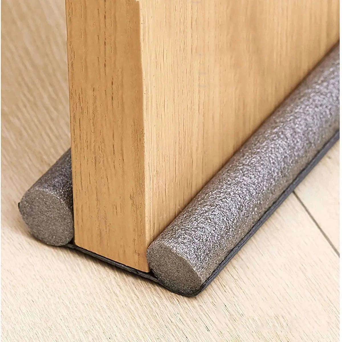 Door Bottom Sealing Strip for Drafts, Noise, and Moisture-White