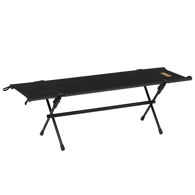 Double Camping Stool Folding Two-Person Outdoor Bench-Beige