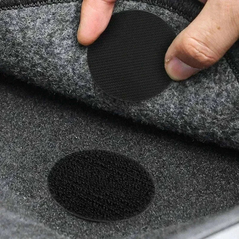 Double-Sided Adhesive Carpet Grips for Rugs and Mats-Round / 10pair