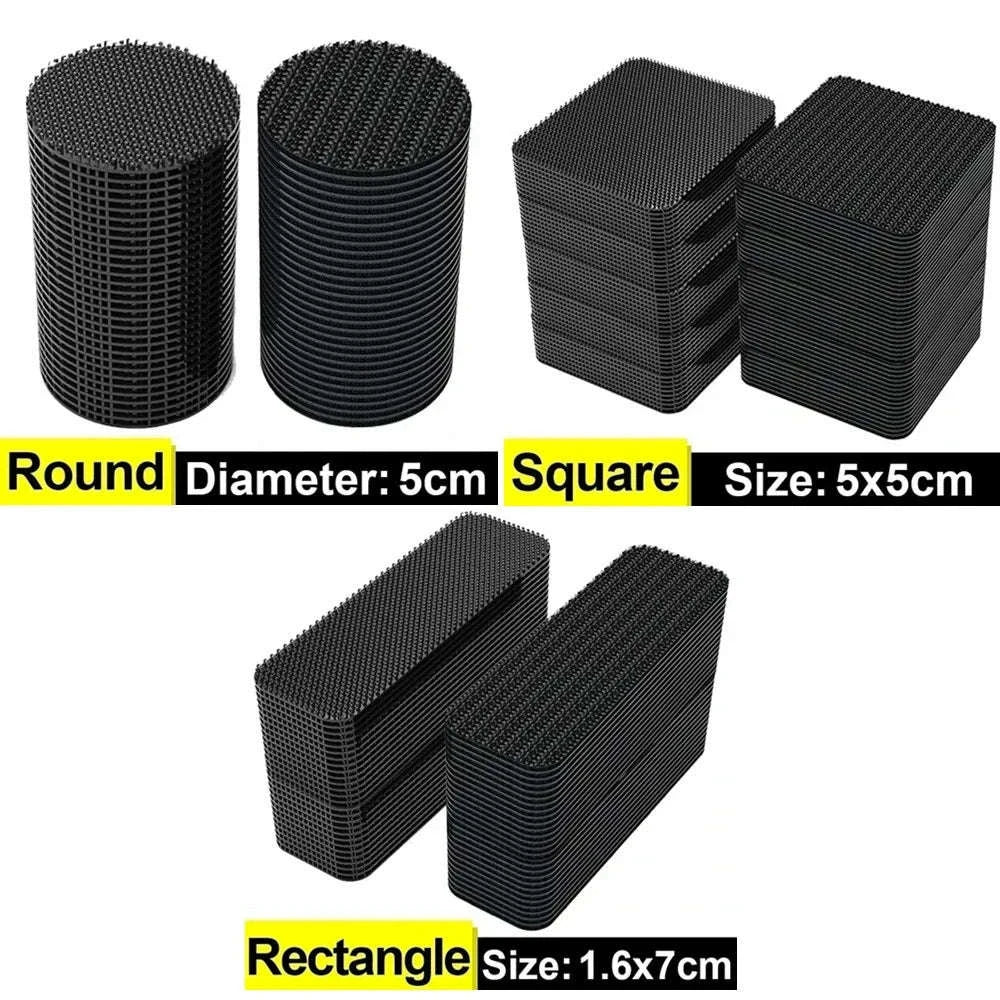 Double-Sided Adhesive Carpet Grips-Round / 10pair
