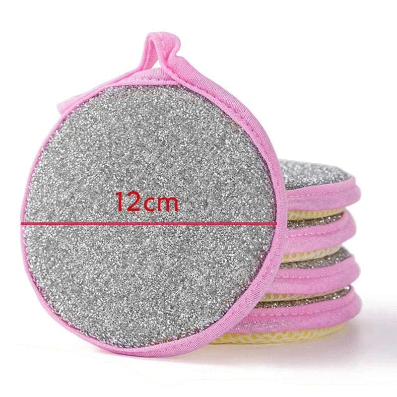 Double-Sided Dishwashing Sponge Set for Easy Kitchen Cleanup-10Pcs Yellow