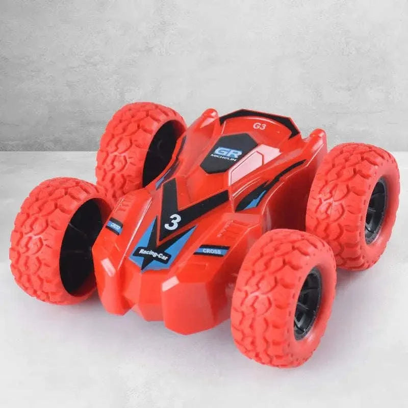 Double-Sided Inertia Toy Car-Double Sided Blue