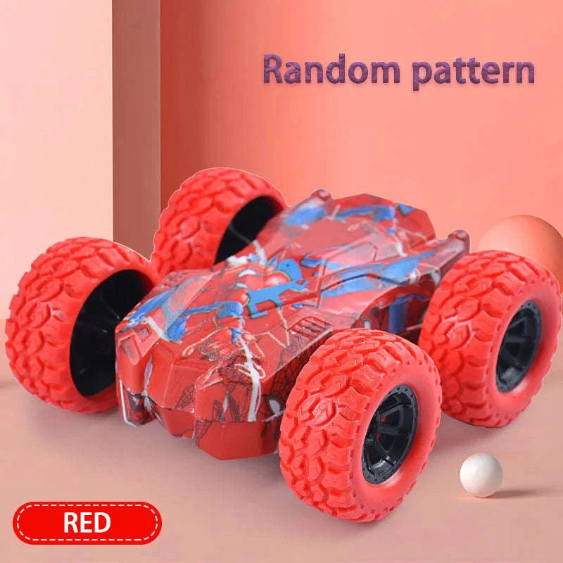 Double-Sided Inertia Toy Car-Double Sided Blue
