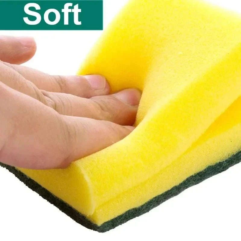 Double-Sided Magic Cleaning Sponge for Kitchens, Pots & Motorcycles-50pcs