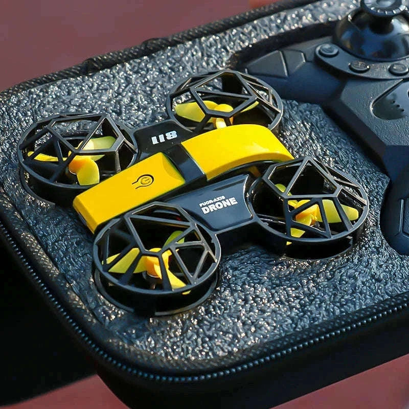 Dowellin D12 Mini Drone for Kids with Dual Camera-D12-WF-RED