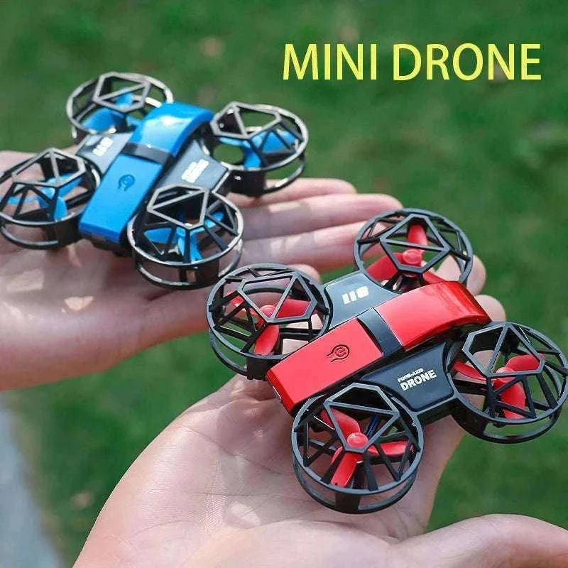 Dowellin D12 Mini Drone for Kids with Dual Camera-D12-WF-RED