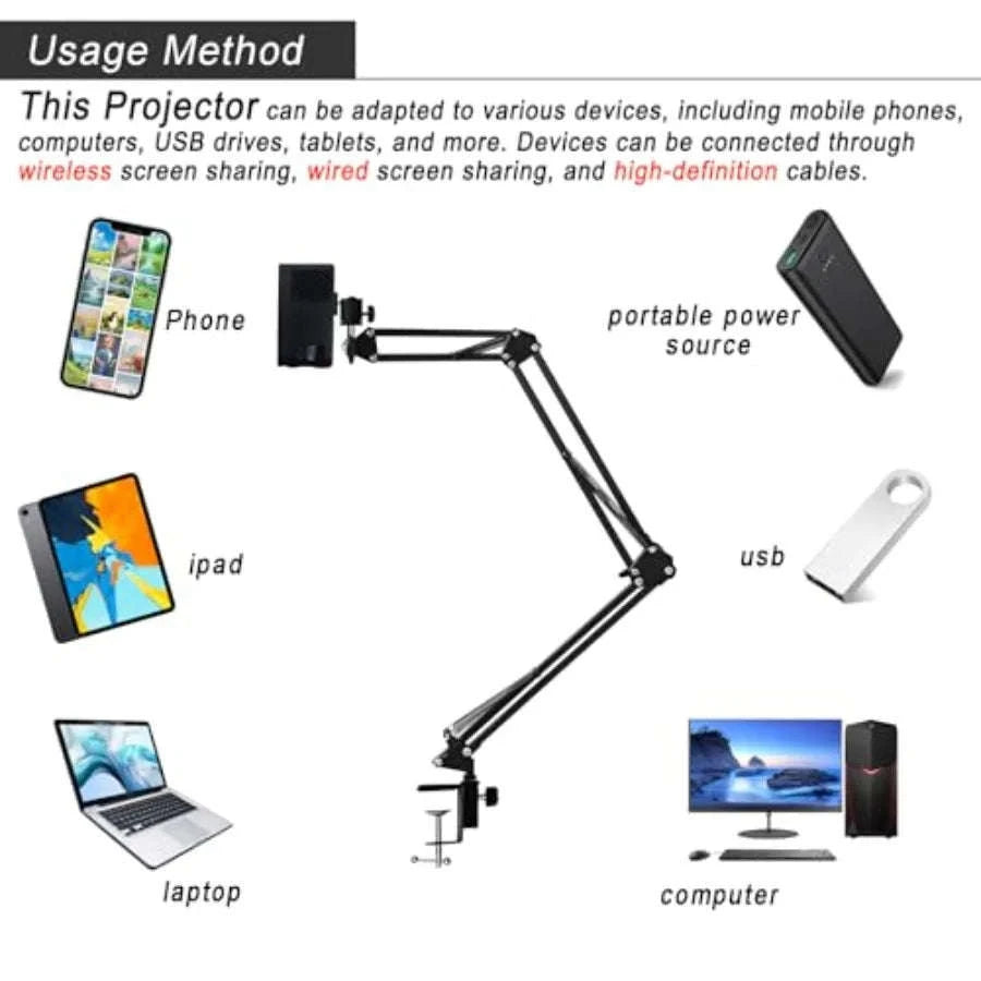 Drawing Projector for Tracing, Sketching, and Cake Decorating-United States / Black