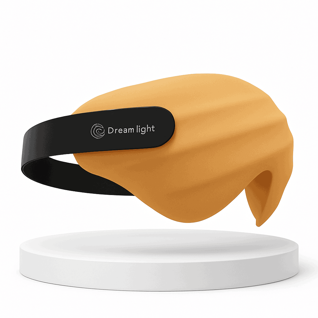 Dreamlight 4S 3D Sleep Eye Mask for Pressure-Free Rest-Yellow