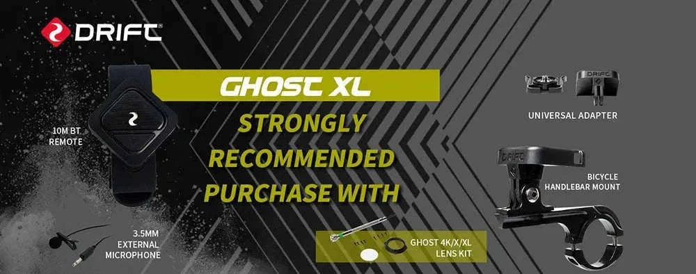 Drift Ghost XL 1080P Action Camera with Rotating Lens & Dash Cam Mode-Default Title