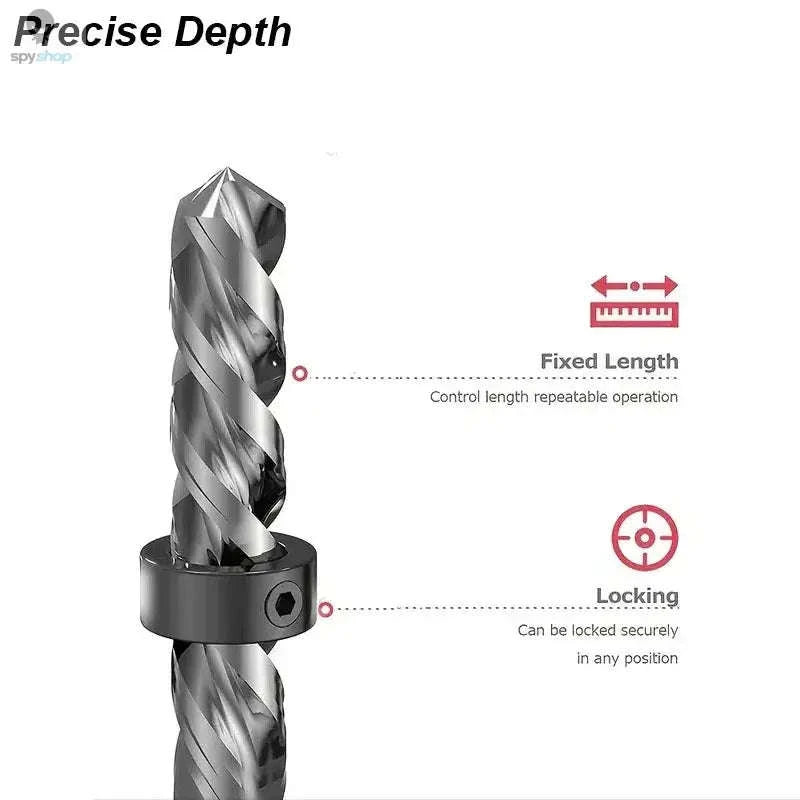 Drill Stop Collar Set – Precision Depth Control for Woodworking and DIY-Drill Stop Collar 8