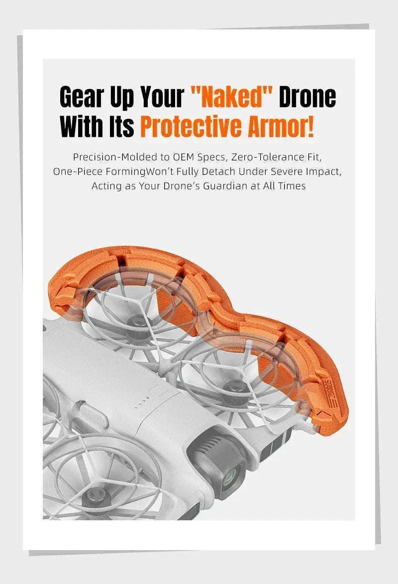 Drone Propeller Guard Cover EVA Floating Anti-Collision Ring-Orange / China Mainland