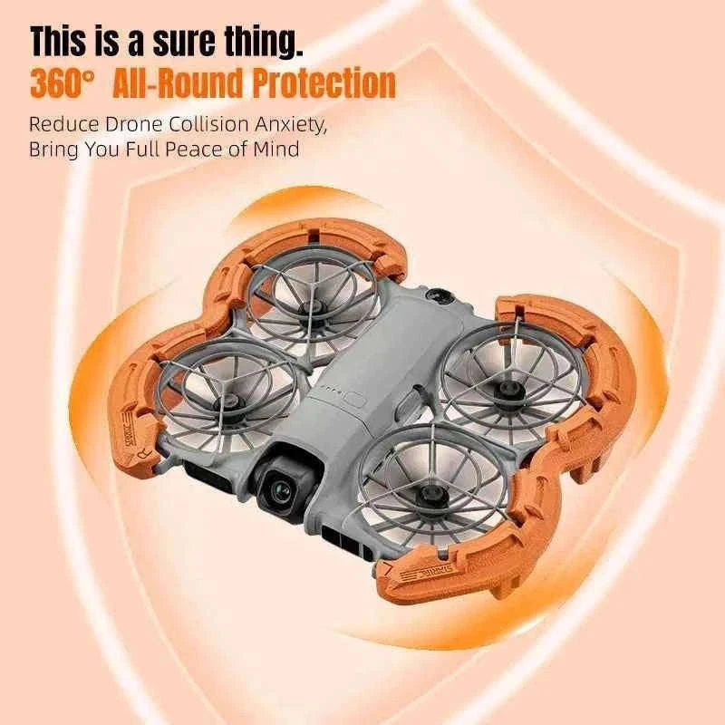 Drone Propeller Guard Cover EVA Floating Anti-Collision Ring-Orange / China Mainland