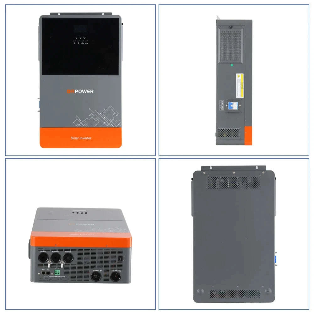 DRPOWER Dual MPPT Hybrid Solar Inverter 11KW 48V Pure Sine Wave Inverter 230V On Grid Off Grid 150A Solar Controlle Max PV 500V-11KW 48V / 220-240V / Poland