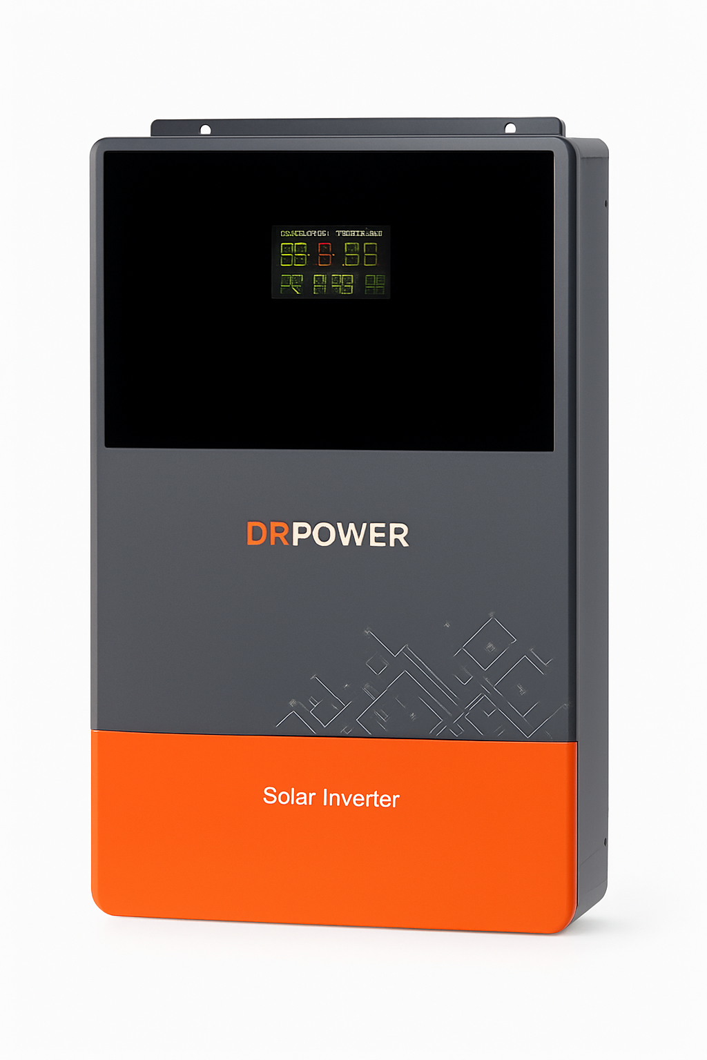DRPOWER Dual MPPT Hybrid Solar Inverter 11KW 48V Pure Sine Wave Inverter 230V On Grid Off Grid 150A Solar Controlle Max PV 500V